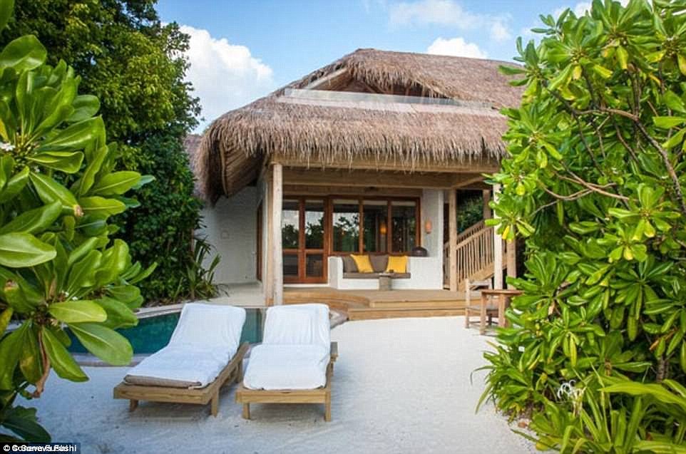 Well appointed: With family villas at the swanky resort ranging in price from $1,000 to $7,000 a night, there's no denying that the Blake's will be pampered during their stay