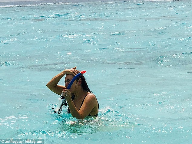 Didn't go to plan: In the Instagram caption, the businesswoman revealed they had not been the photos she had requested her husband take