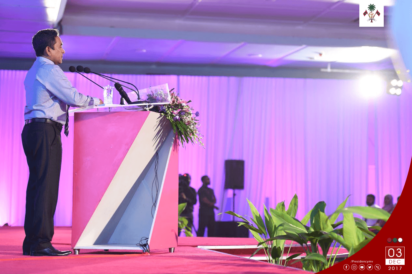We cannot turn our backs on our developmental path – President Yameen – Press Releases