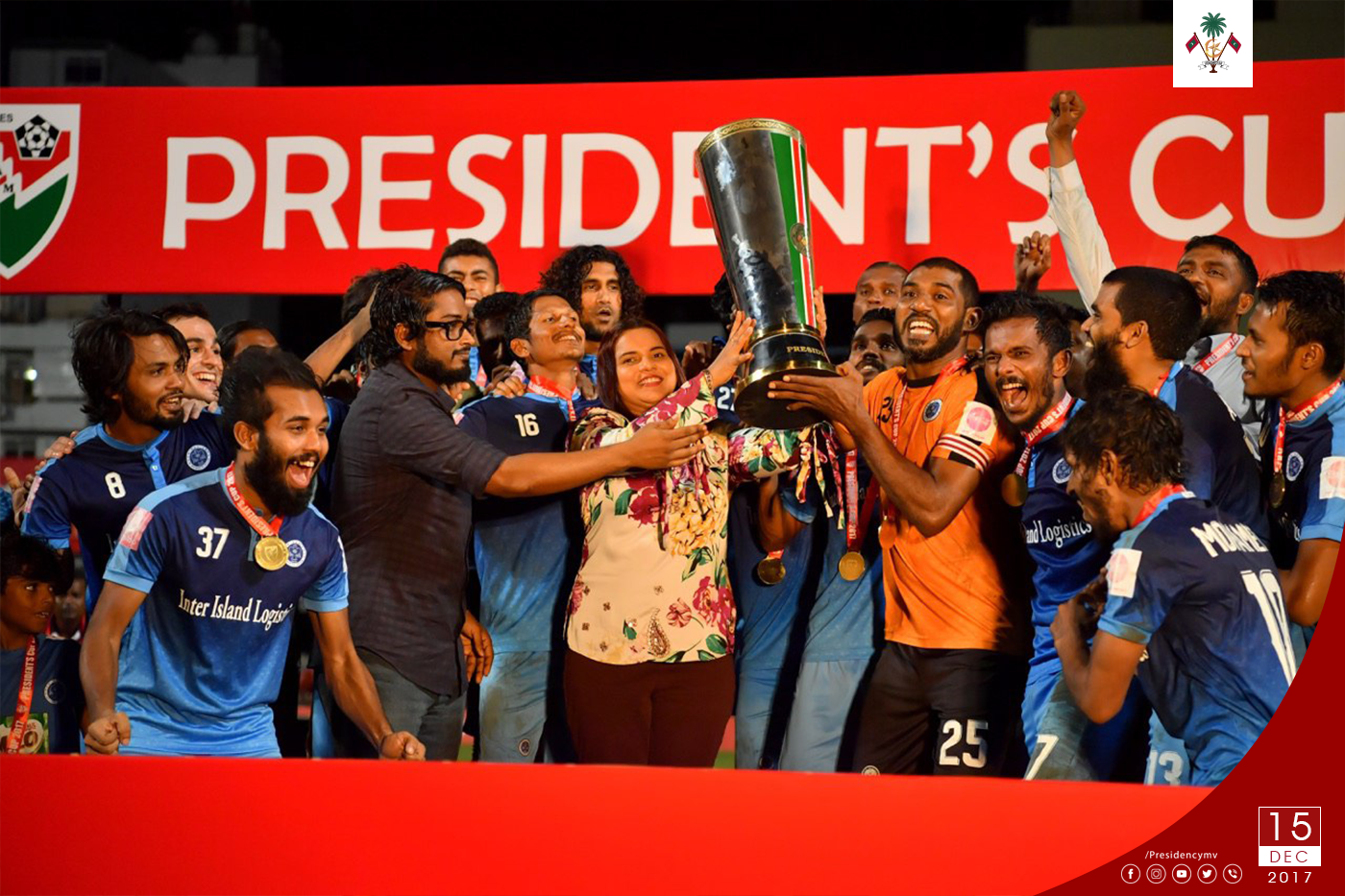 President’s envoy awards champions trophy to this year’s President’s Cup Champions – Press Releases