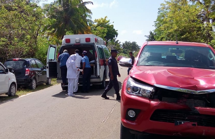 Addu city link road accident