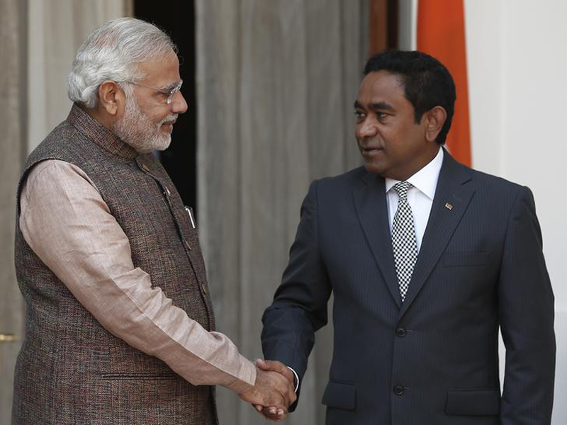 President Yameen and Modi