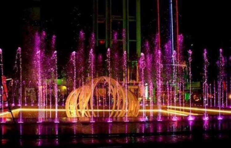 Republic Square in the capital Male during Maldives' 50th Independence Day celebrations --