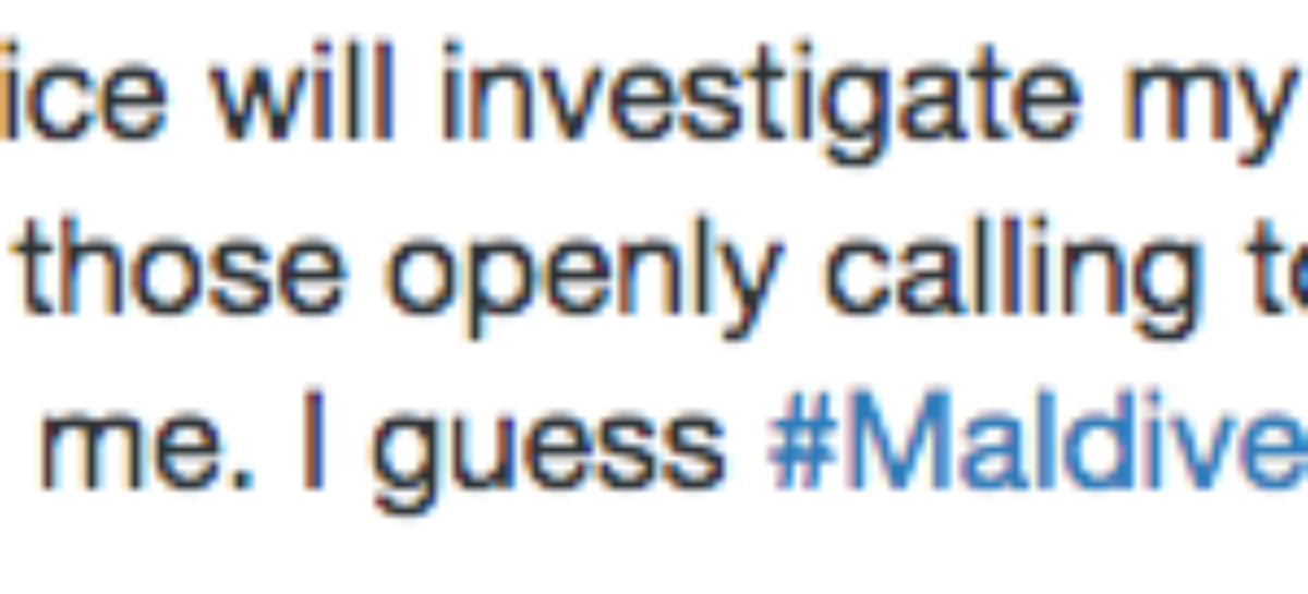 Human rights defender investigated over tweet