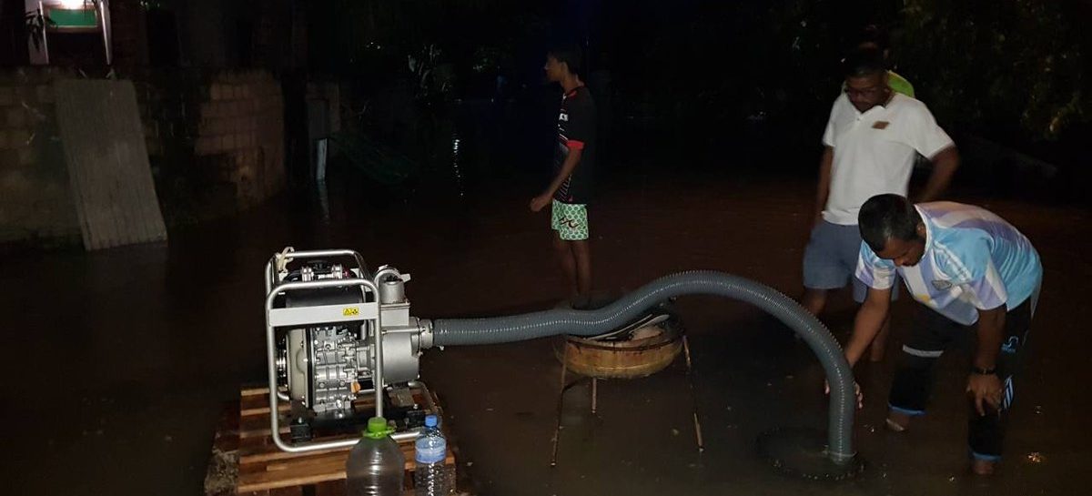 Heavy rain causes flooding on four islands