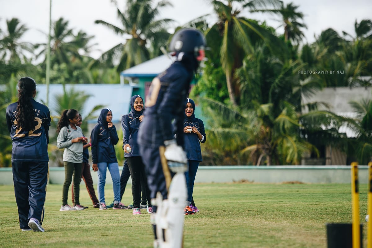 In Fuvahmulah, the first generation of women cricketers slowly takes shape.