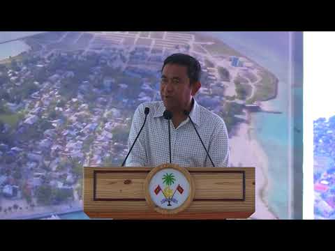 President Inaugurates Velidhoo Harbour