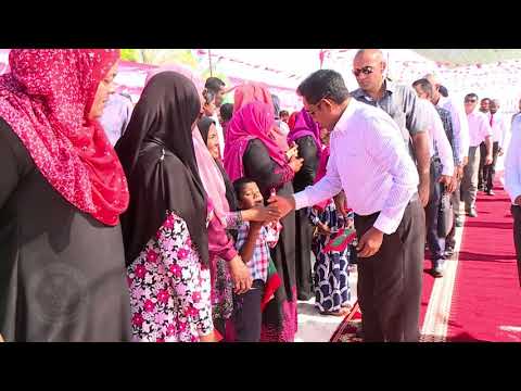 President arrives in Hinnavaru Island