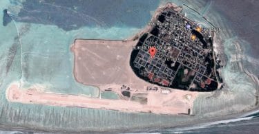Kudahuvadhoo in Dhaal atoll. IMAGE/GOOGLE MAPS