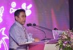 President Abdulla Yameen speaks at PPM ceremony. PHOTO: HUSSAIN WAHEED/MIHAARU