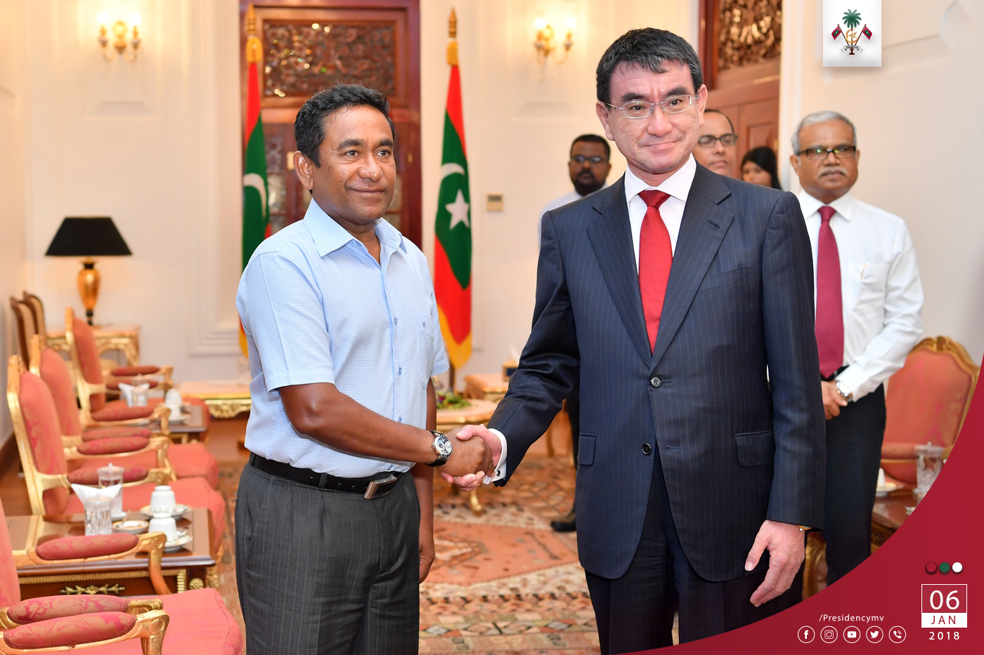 The Minister for Foreign Affairs of Japan calls on the President – Press Releases