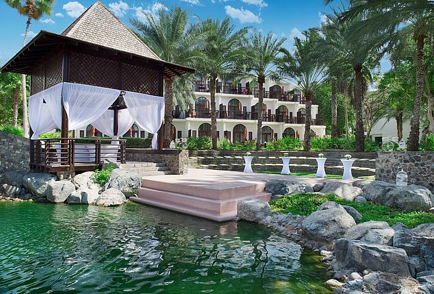 One of the three pools at JA Palm Tree Court Dubai 