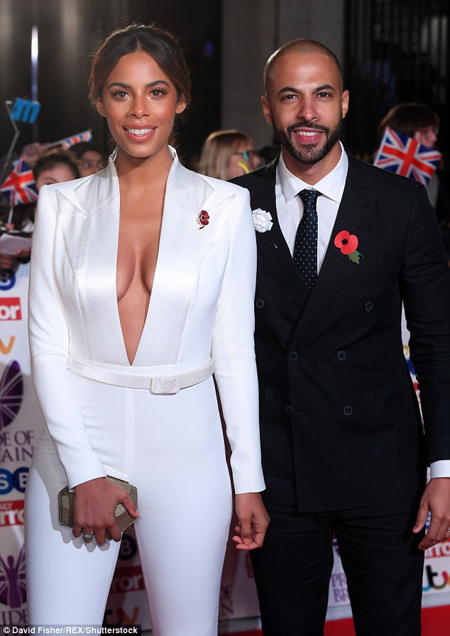Soulmates: The couple tied the knot back in 2012 and in a recent exclusive chat with MailOnline, Rochelle lovingly took cheeky jibes at Marvin as they spoke about rediscovering their excitement for the holiday season now that they have young children