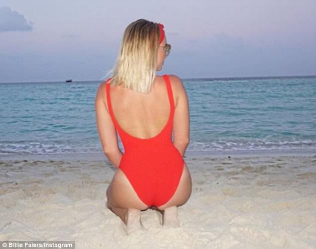 Bae-watch! Proving that she looks incredible from all angles, the reality starlet also took to Instagram to share a snap of her peachy posterior as she posed from behind in a swimsuit