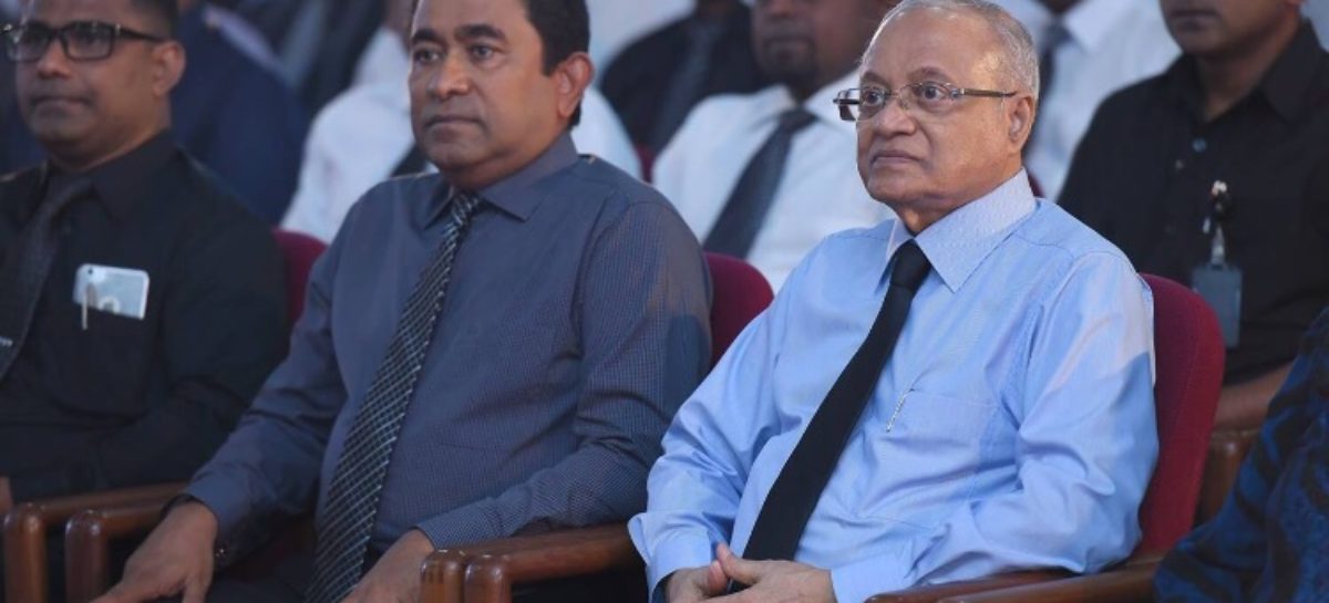 Yameen welcomes stability but Gayoom concerned over civil unrest