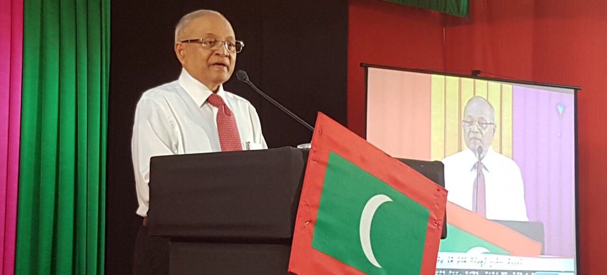 Security boosted at Gayoom’s residence after alleged death threat