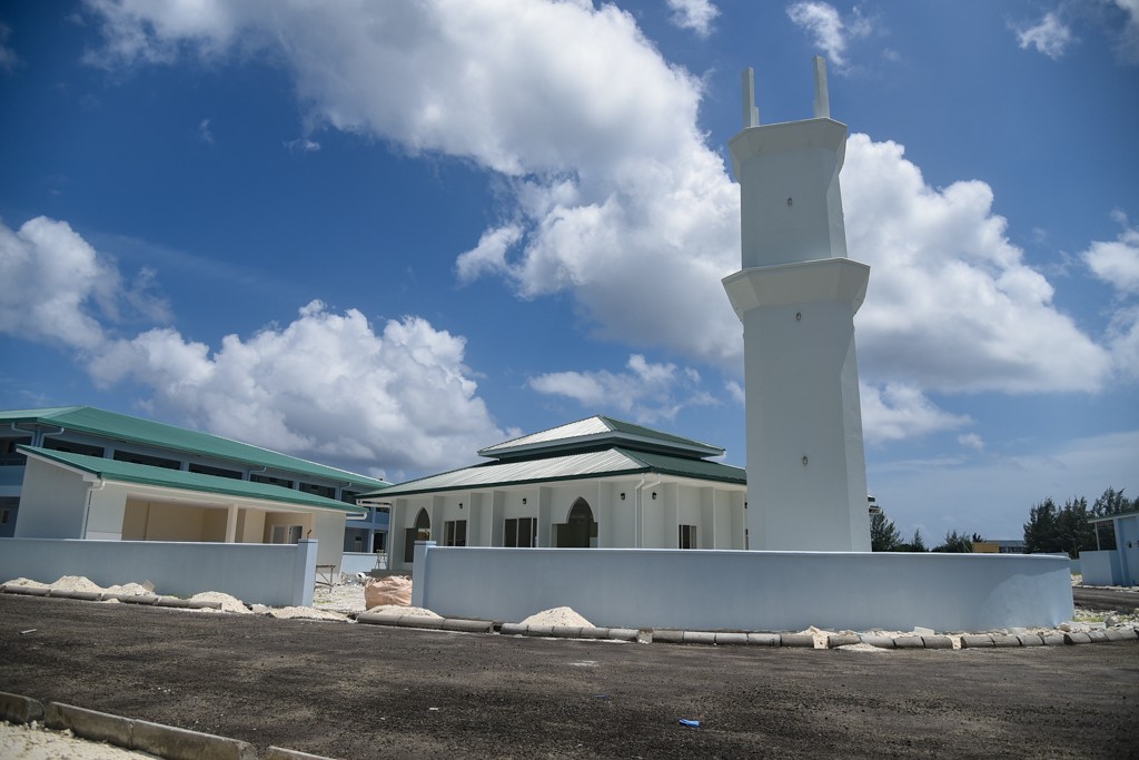Some buildings had to be relocated to clear the area for the new terminal
