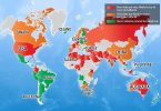 Terrorist attack map
