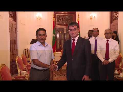 The Minister for Foreign Affairs of Japan calls on the President