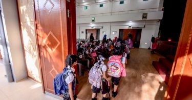 students entering school