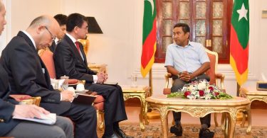 yameen with Japan FM