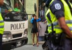 a child near an area police operating