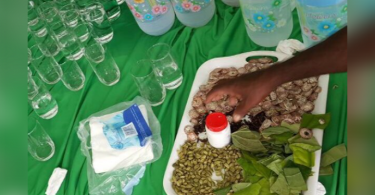 Areca nuts served at health ministry event