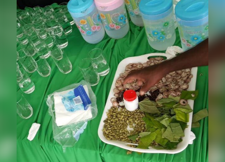 Areca nuts served at health ministry event