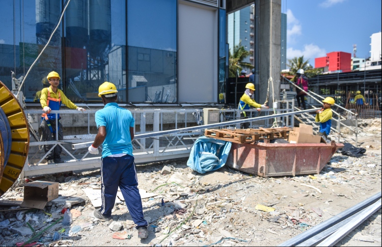 Expat construction workers