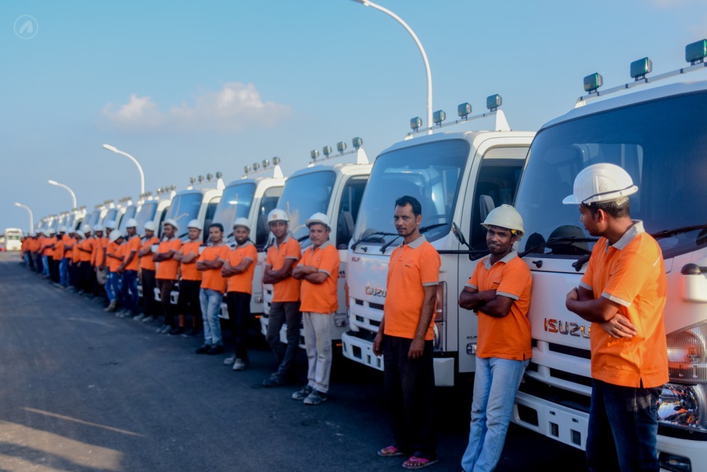 MRDC vehicles, now transferred to Housing Ministry