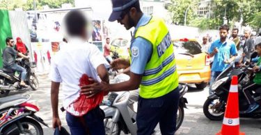 Stabbed student