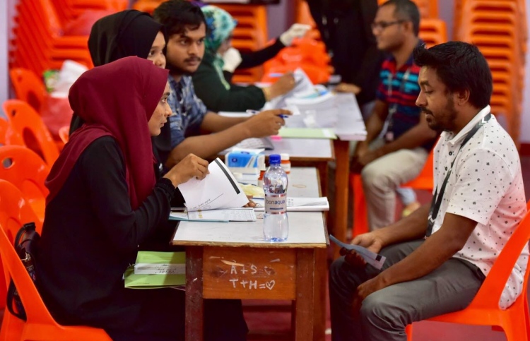 Voter at local council elections