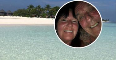 Jeanette and Phil Stone, Kuredu Island Resort, Maldives