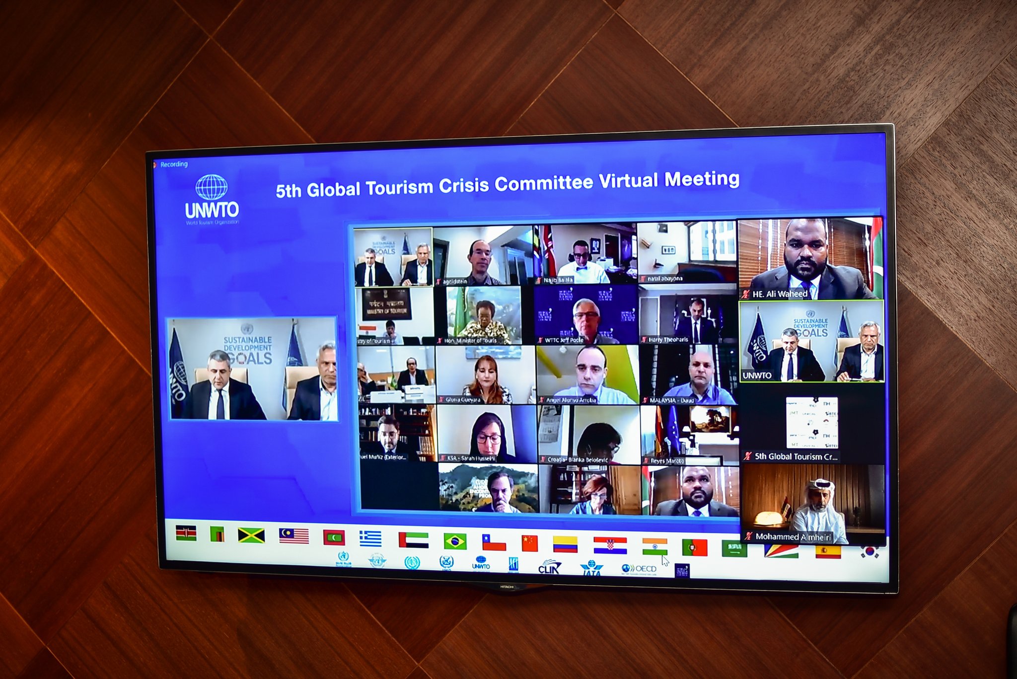 Tourism Minister Participates in UNWTO Global Tourism Crisis Committee Meeting