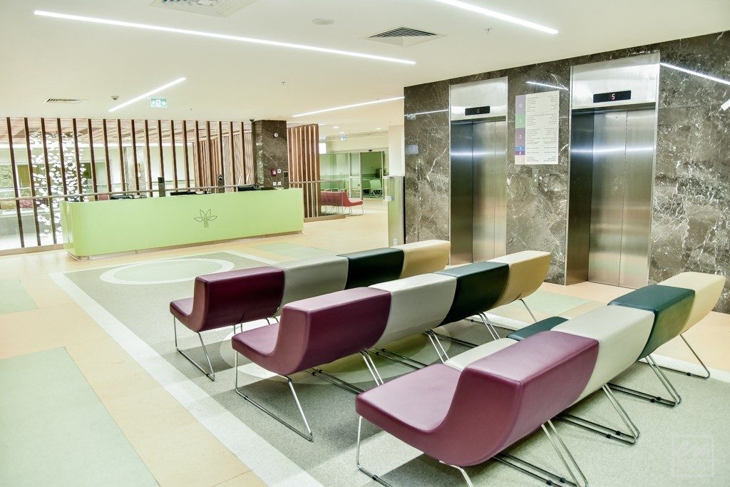 Reception of Treetop Hospital