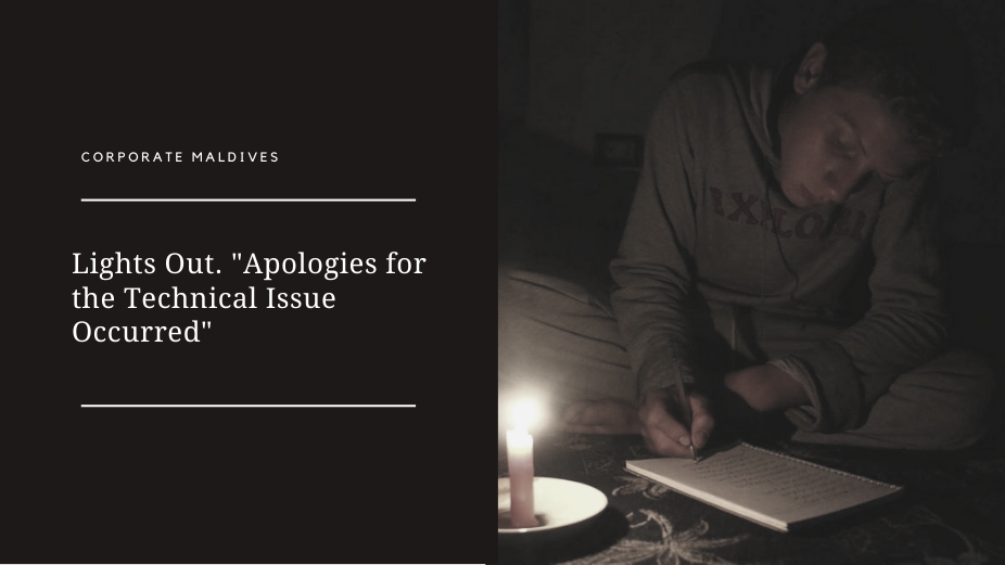 Lights Out. “Apologies for the Technical Issue Occurred”