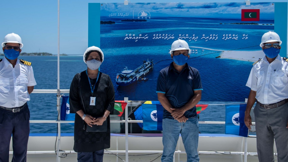 MTCC Marks Historical Milestone of Changing Crew of Dredger Vessel “Mahaa Jahraafu” to 100% Maldivians