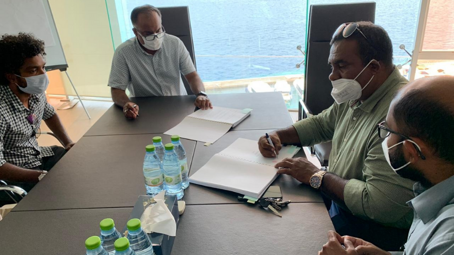 TrustEng Maldives Signs Agreement with Sonee Hardware Regarding Chemical Warehouse at K.Thilafushi