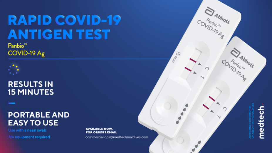 Maldives Approves Rapid COVID-19 Antigen Test That Gives Results in 15 Minutes