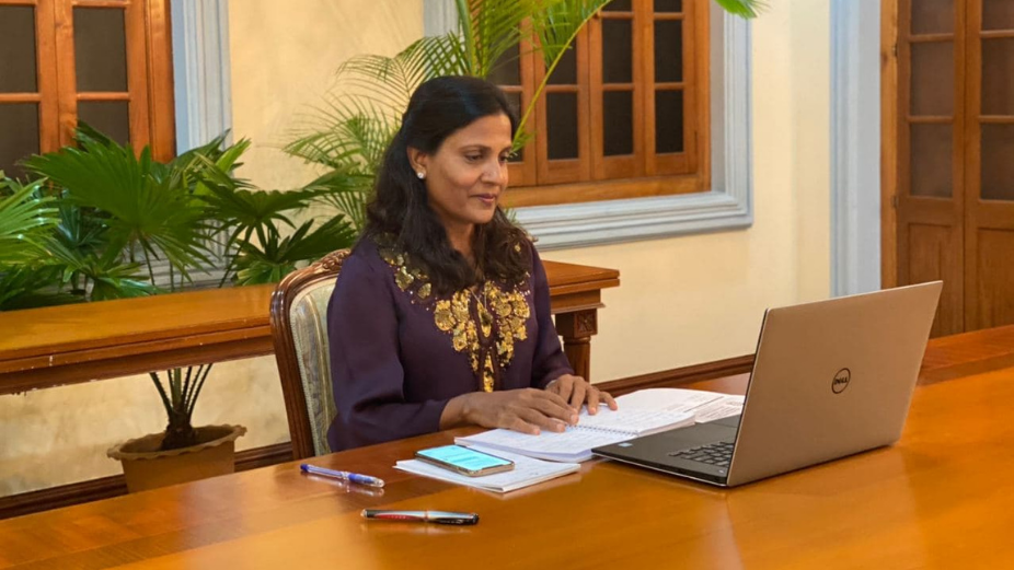 First Lady Fazna Inaugurates NIE Innovation Conference 2020