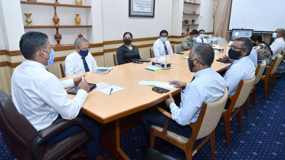 Vice President Holds Discussions on “Youth Skill Development Centre” Project