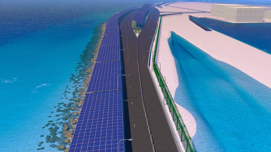 5 Megawatt Solar PV System To Be Installed in Hulhule-Hulhumale’ Link Road
