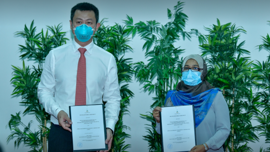Framework Agreement Signed for the Hulhumale’ Olympic Stadium