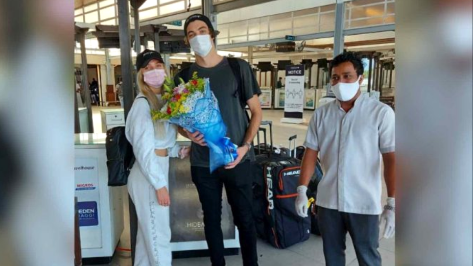 American Tennis Star Taylor Fritz Arrives at Lily Beach Resort & Spa!