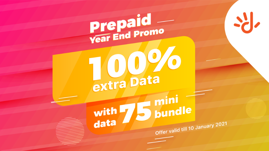 Get 100% Extra Data with Dhiraagu Prepaid Data 75 Mini Bundle!