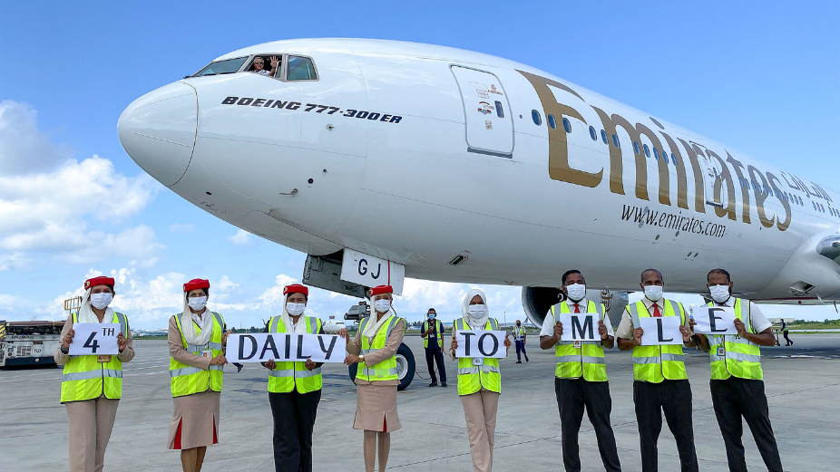 Emirates Increases Passenger Services to Maldives, with Four Daily Flights
