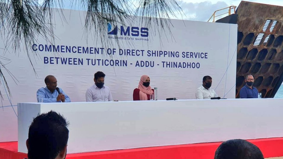 Direct Shipping Services Commence Between Tuticorin and Thinadhoo