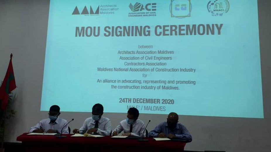 MoU Signed for an Alliance in Advocating for Maldives’ Construction Industry