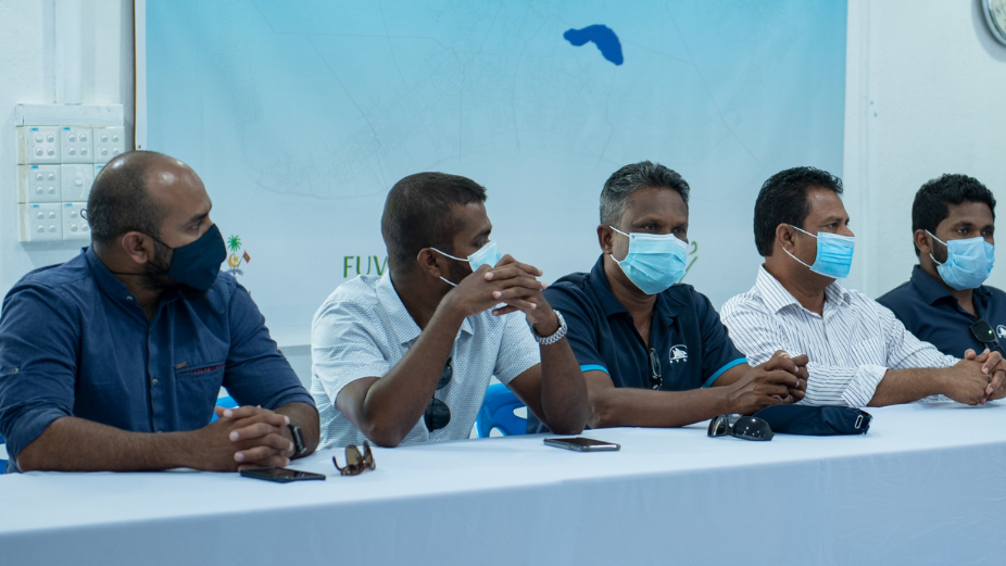 MTCC Meets With Relevant Parties to Discuss Ongoing Infrastructure Projects in Fuvahmulah
