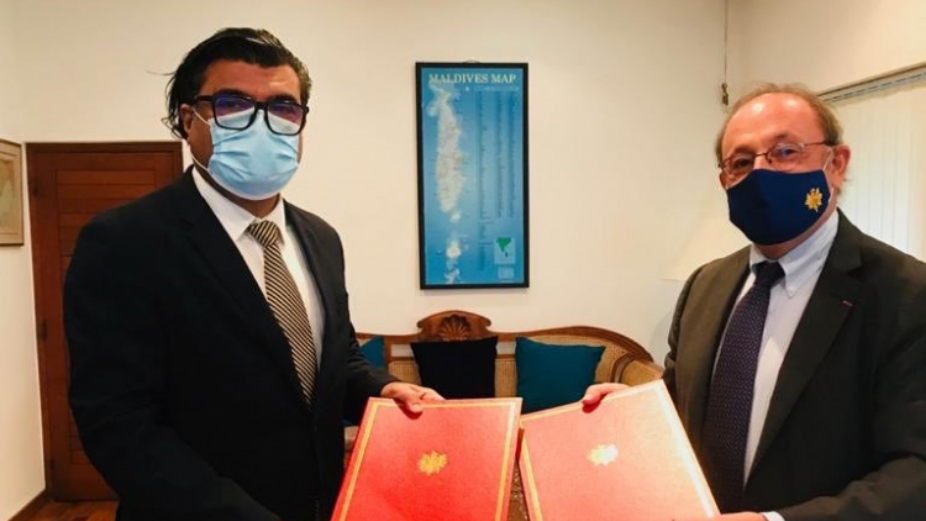 Maldives and France Sign Agreement on G-20 Debt Service Suspension Initiative